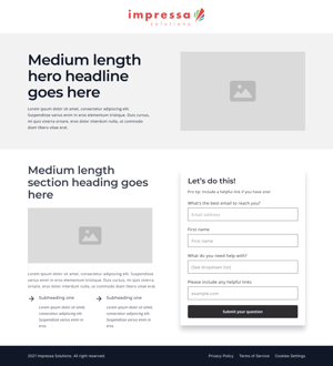 Landing Pages