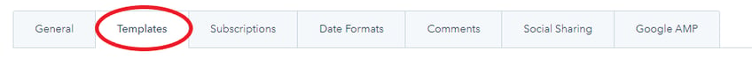 Blog Template Settings HubSpot