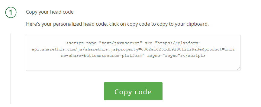 Copy Head Code