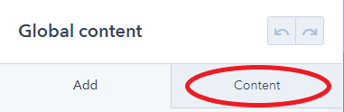Edit content HubSpot